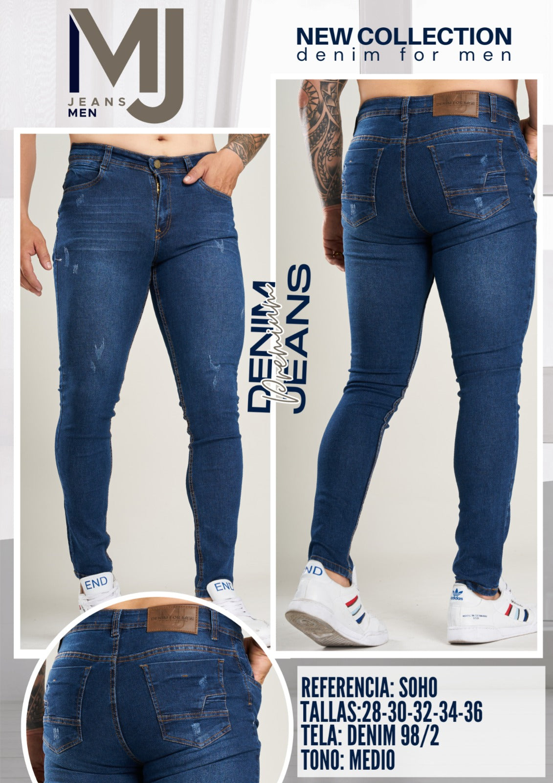 Coleccion Jeans MJ Hombre Timeless Fit Comodidad
