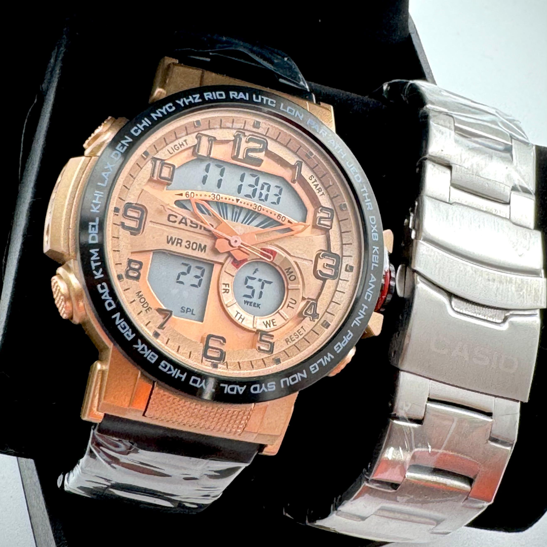 RELOJ CASIO DOBLE HORA R13