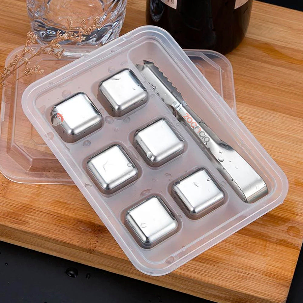 ChillSteel Cubos De Hielo De Acero Inoxidable