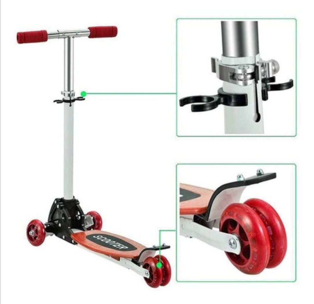 GlidePro Patineta scooter ajustable de aluminio