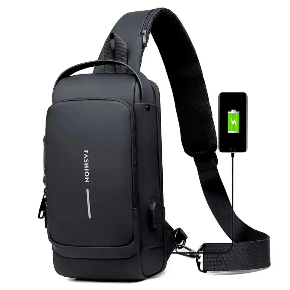 SecurePack Bolso impermeable antirrobo con puerto USB