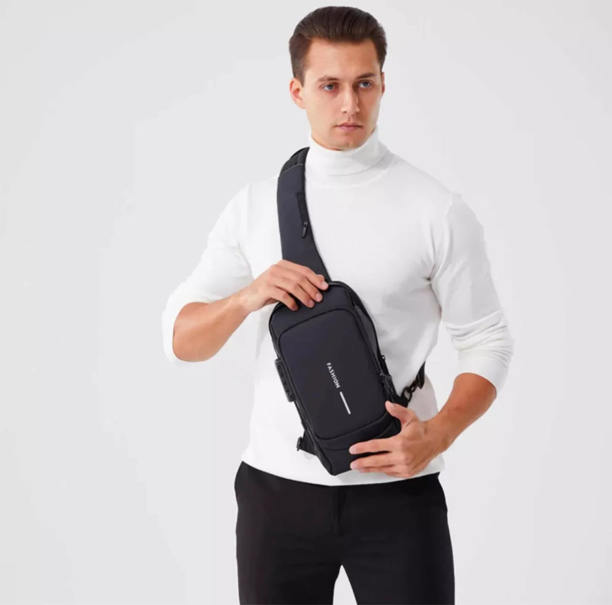 SecurePack Bolso impermeable antirrobo con puerto USB