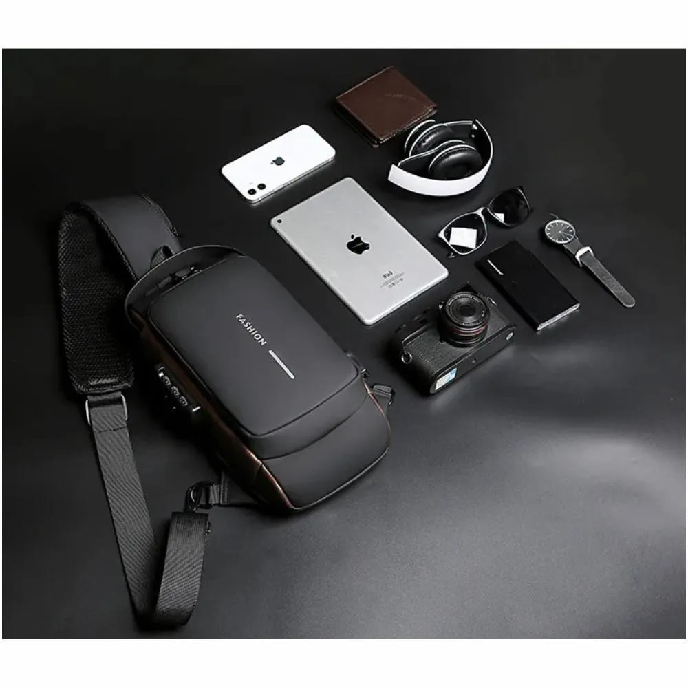 SecurePack Bolso impermeable antirrobo con puerto USB