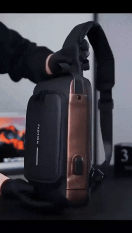 SecurePack Bolso impermeable antirrobo con puerto USB