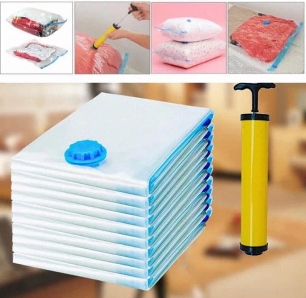 SpaceSaver Combo Bolsa de compresion y bomba electrica