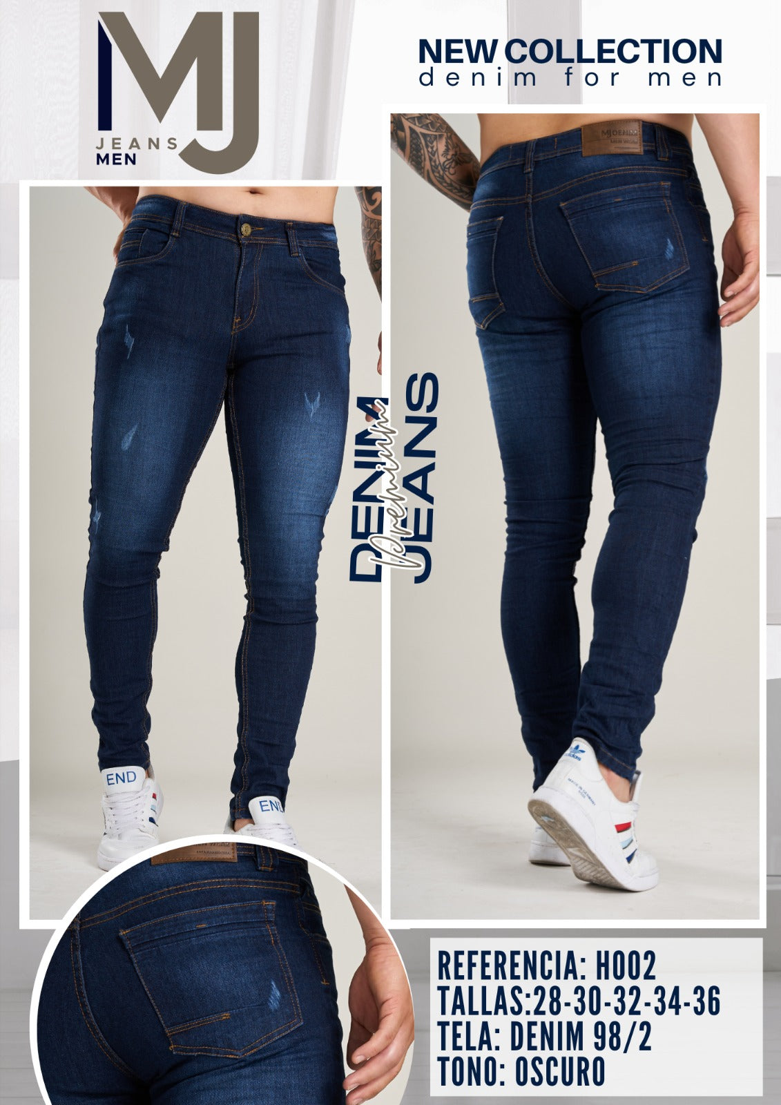 Coleccion Jeans MJ Hombre Timeless Fit Comodidad