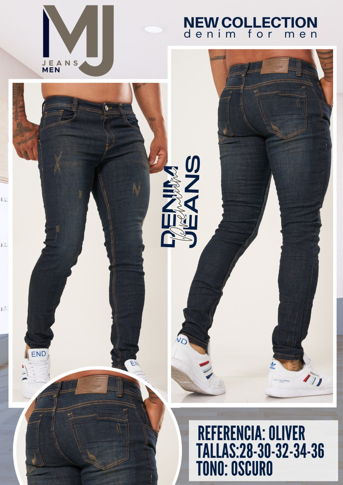 Coleccion Jeans MJ Hombre Timeless Fit Comodidad