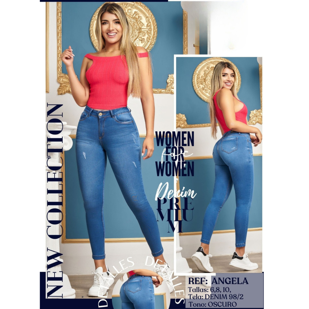 Coleccion Jeans MJ Mujer SlimFit Luxe