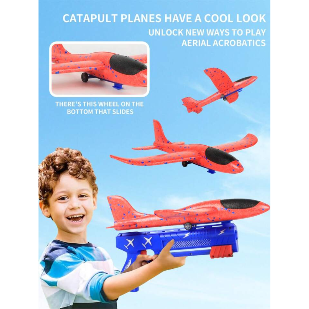 Juguete Pistola Lanzador De Aviones