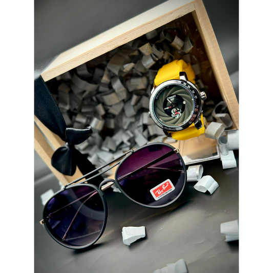 COMBOS  RELOJ TISSOT + GAFAS RAYBAN