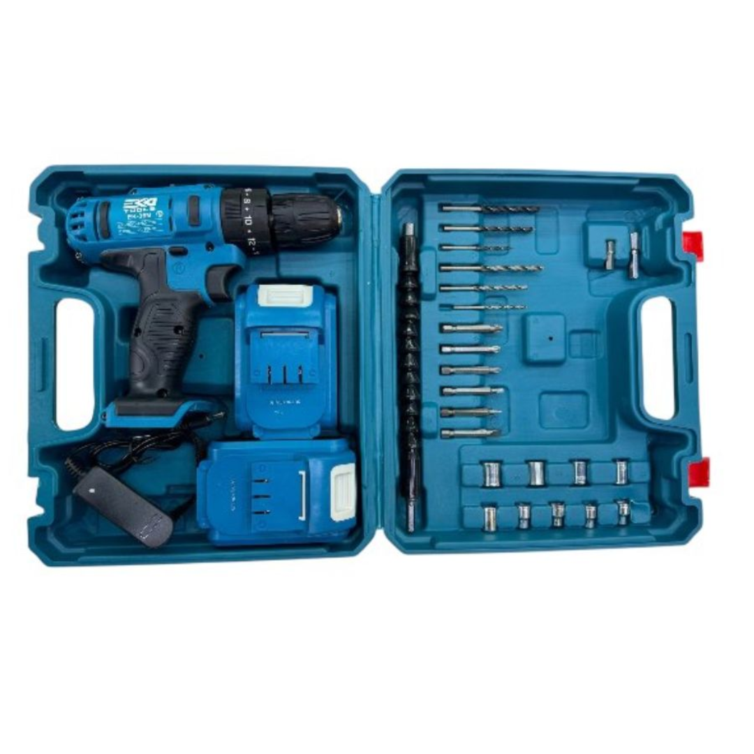 Taladro Inalambrico De 36v Percutor Azul