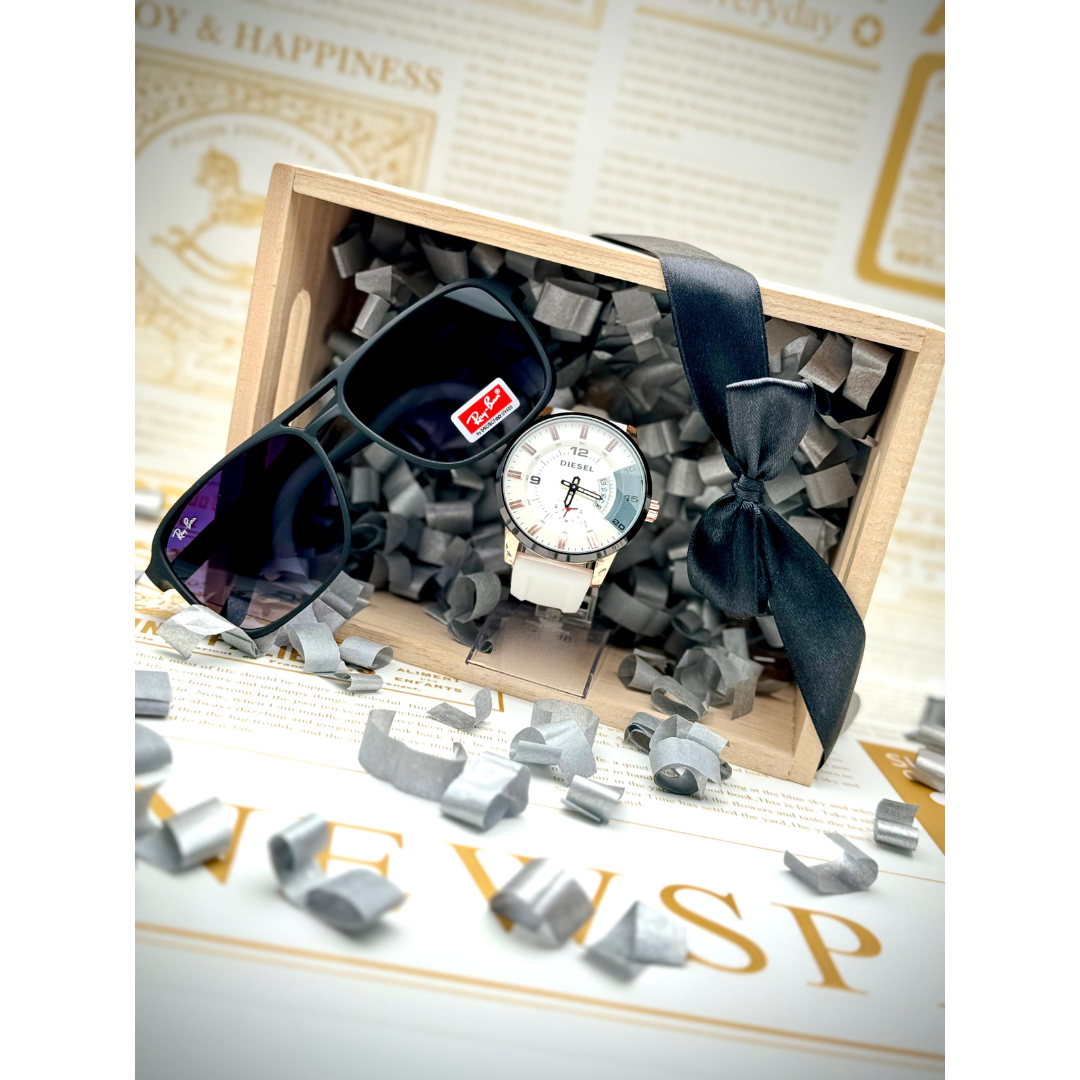 COMBOS PREMIUM RELOJ DIESEL + GAFAS