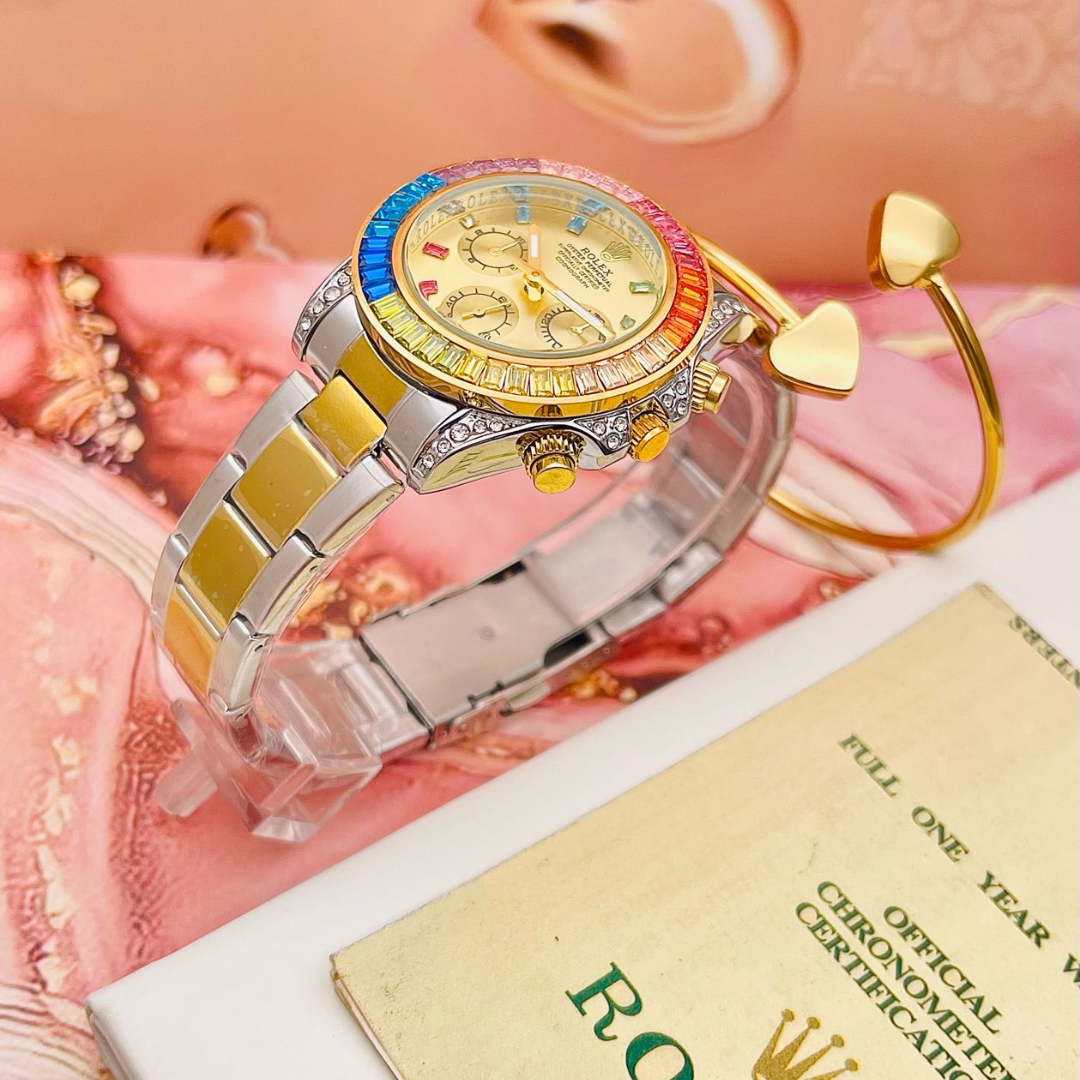 RELOJ ROLEX DAYTONA PIEDRAS DAMA