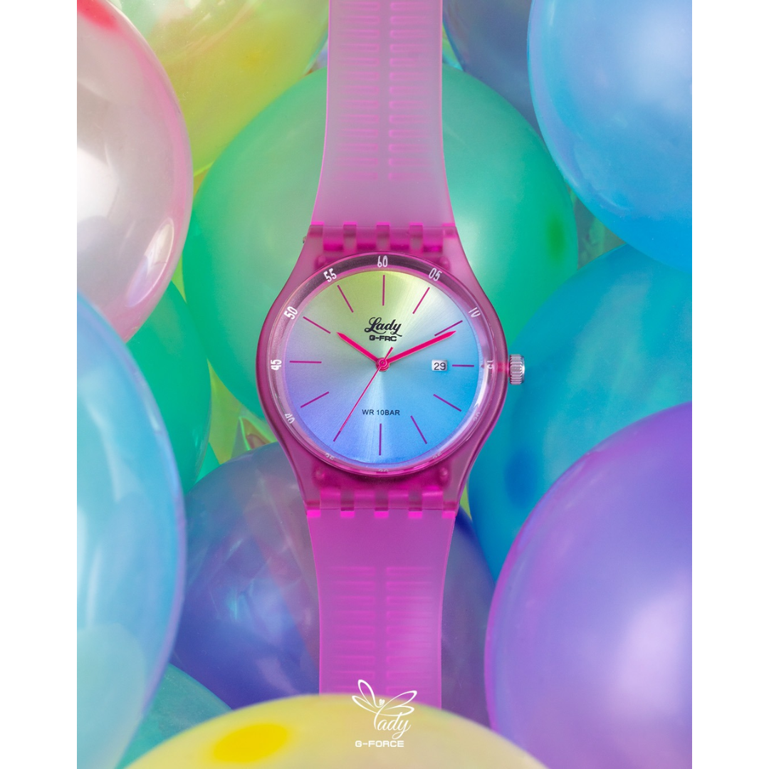 RELOJ LADY G FORCE GOMA