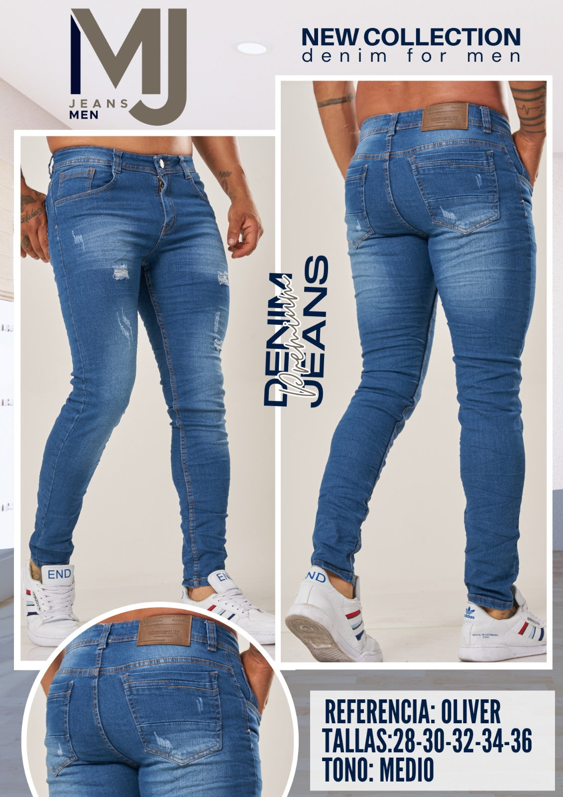 Coleccion Jeans MJ Hombre Timeless Fit Comodidad
