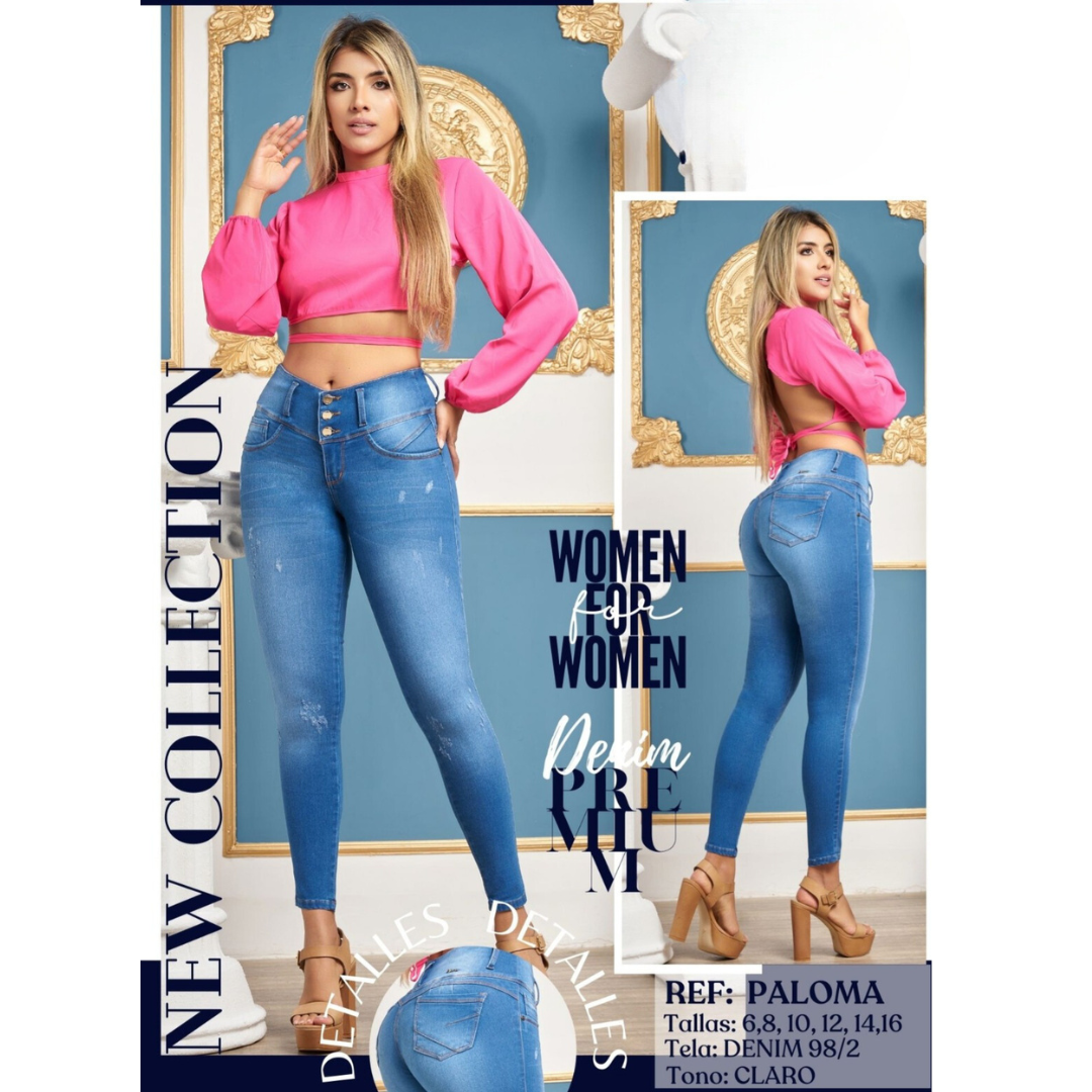 Coleccion Jeans MJ Mujer SlimFit Luxe
