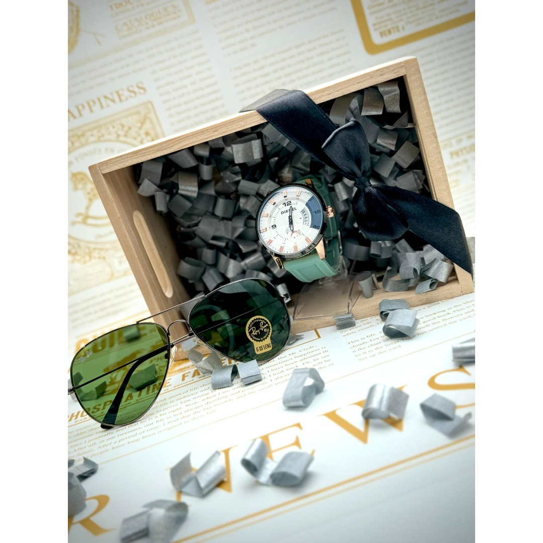 COMBOS PREMIUM RELOJ DIESEL + GAFAS