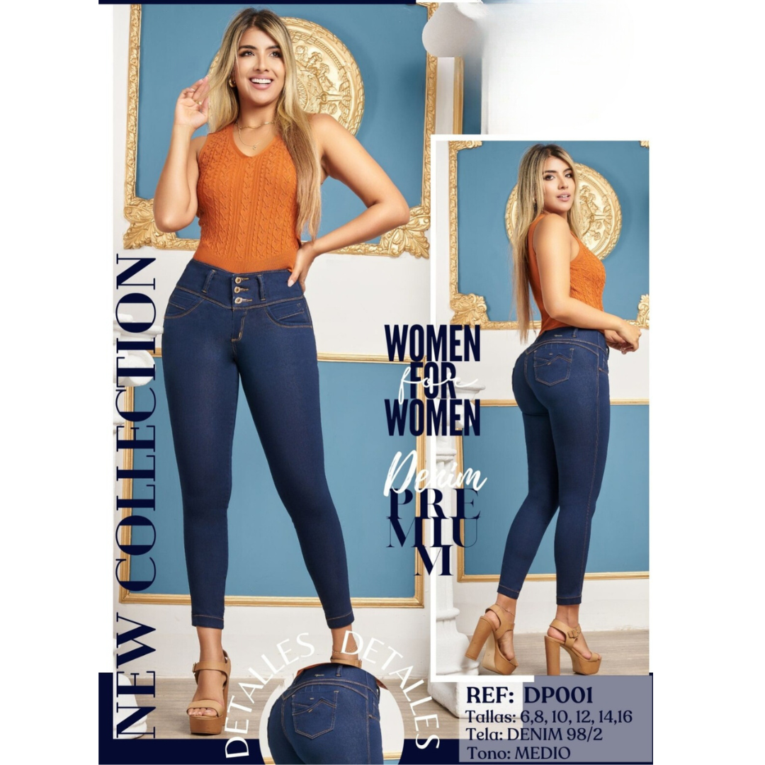 Coleccion Jeans MJ Mujer SlimFit Luxe
