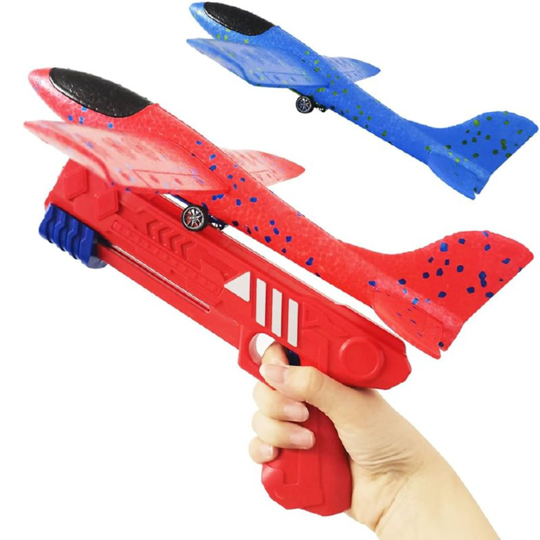 Juguete Pistola Lanzador De Aviones
