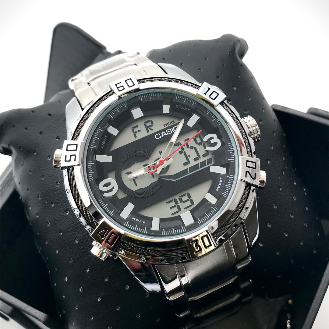 RELOJ CASIO DOBLE HORA R16
