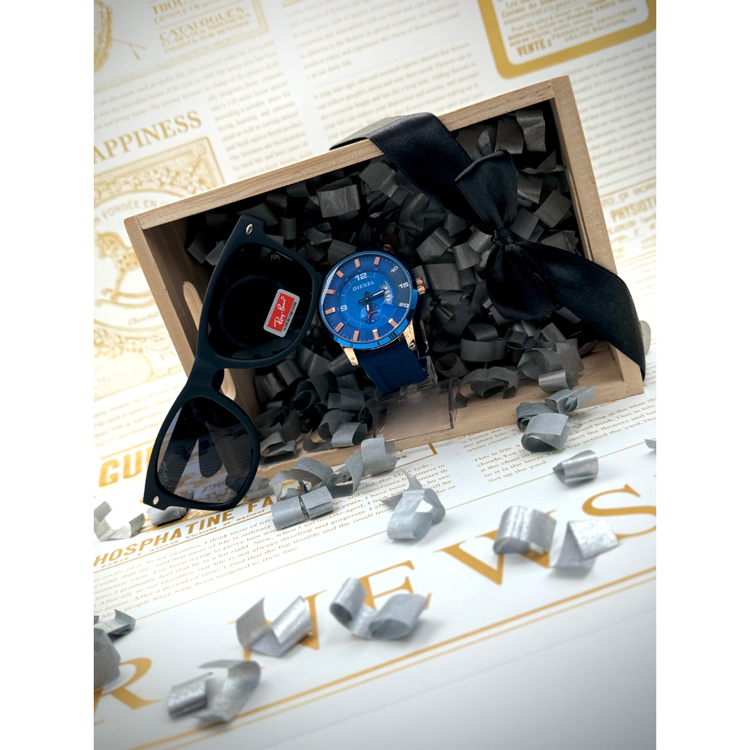 COMBOS PREMIUM RELOJ DIESEL + GAFAS