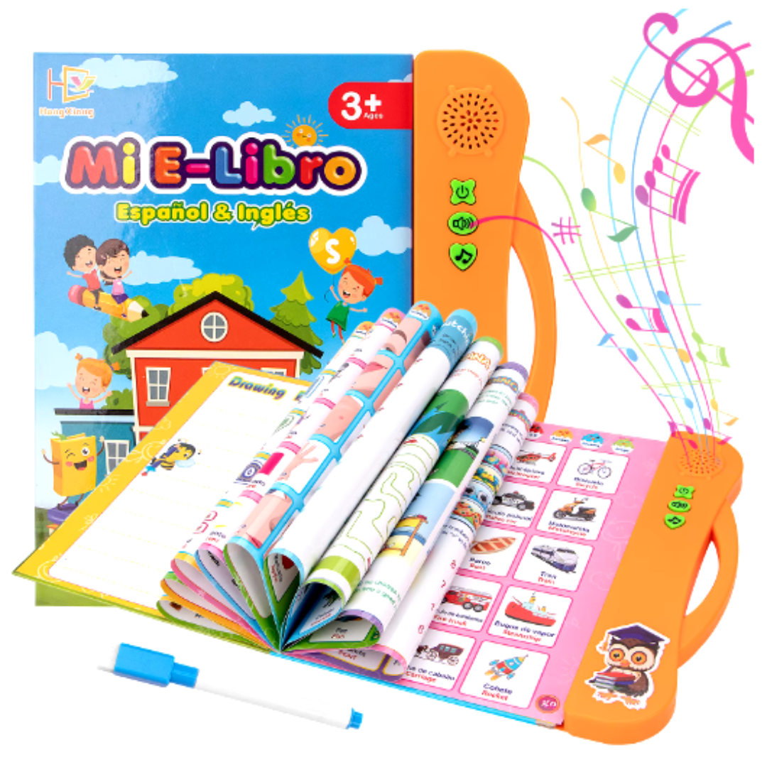 Divertido Libro De Estudio En Ingles Y Espanol