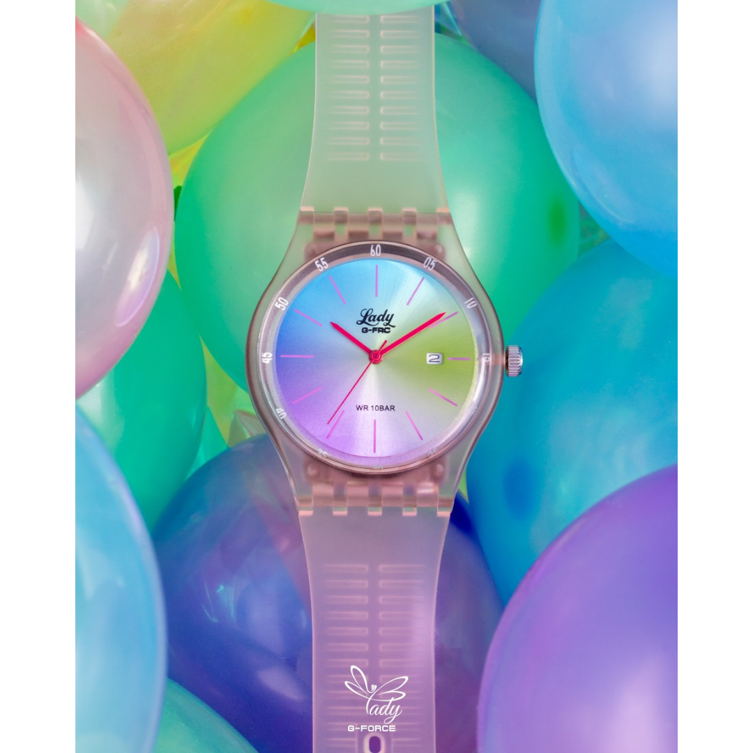 RELOJ LADY G FORCE GOMA