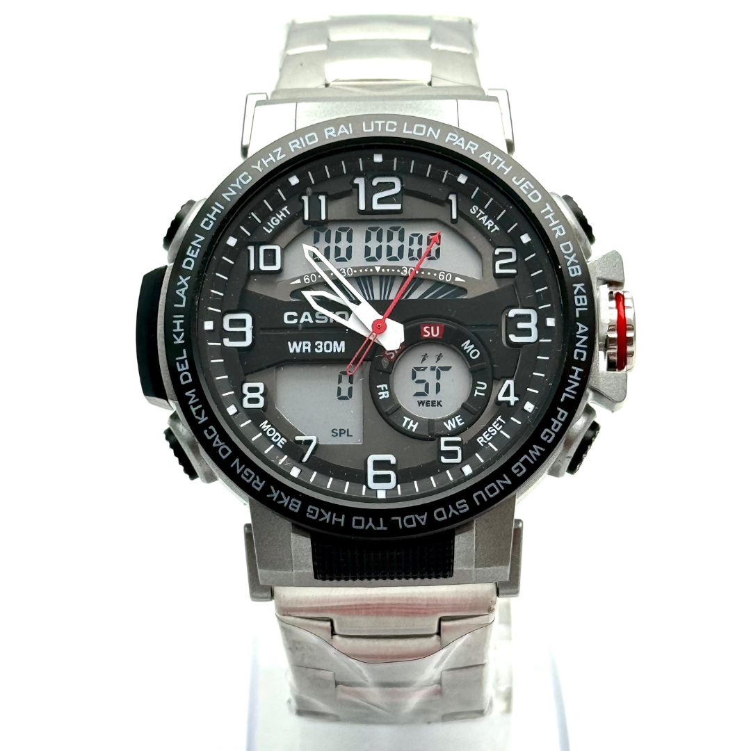 RELOJ CASIO DOBLE HORA R13