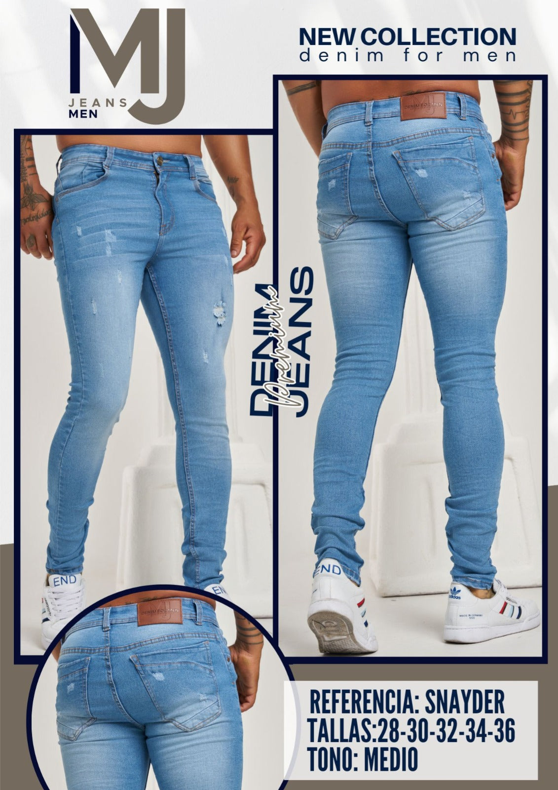 Coleccion Jeans MJ Hombre Timeless Fit Comodidad