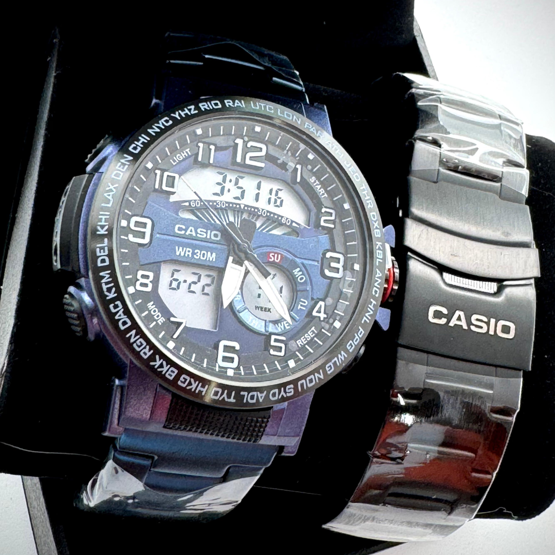 RELOJ CASIO DOBLE HORA R13