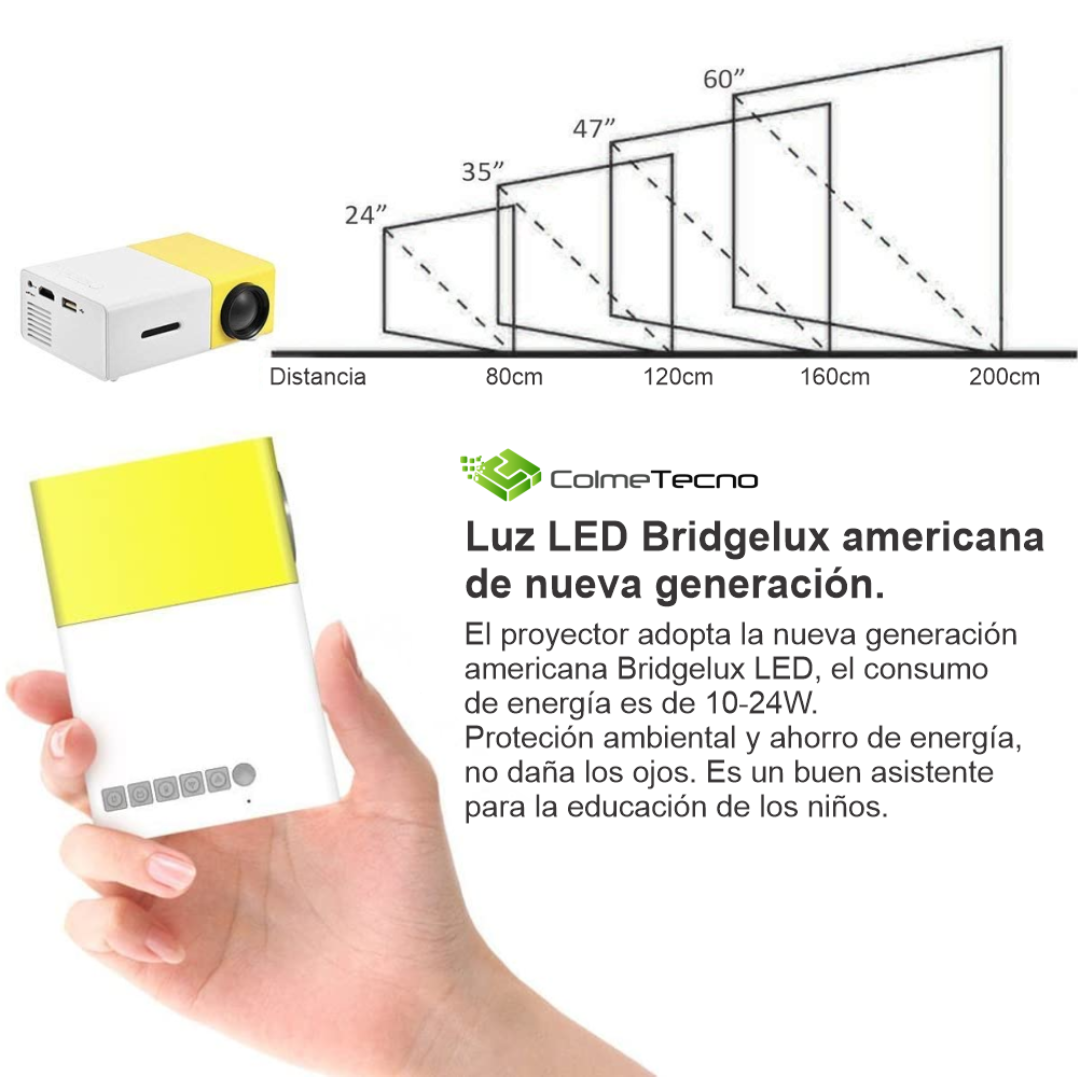 Mini Proyector Led Video Beam 600 YG300