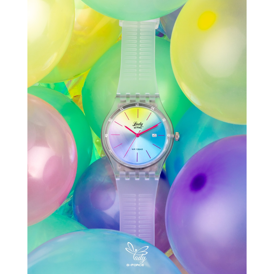 RELOJ LADY G FORCE GOMA