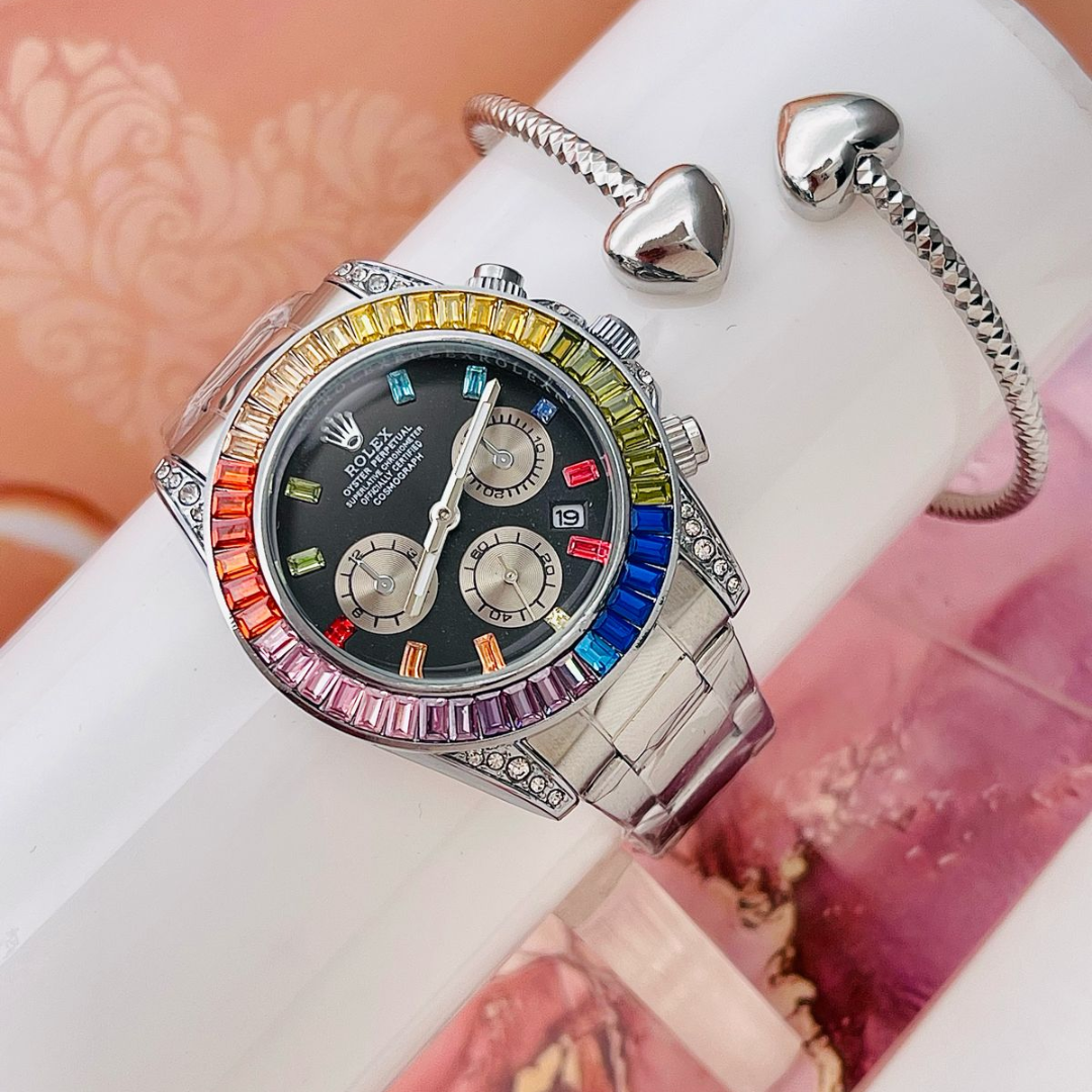 RELOJ ROLEX DAYTONA PIEDRAS DAMA
