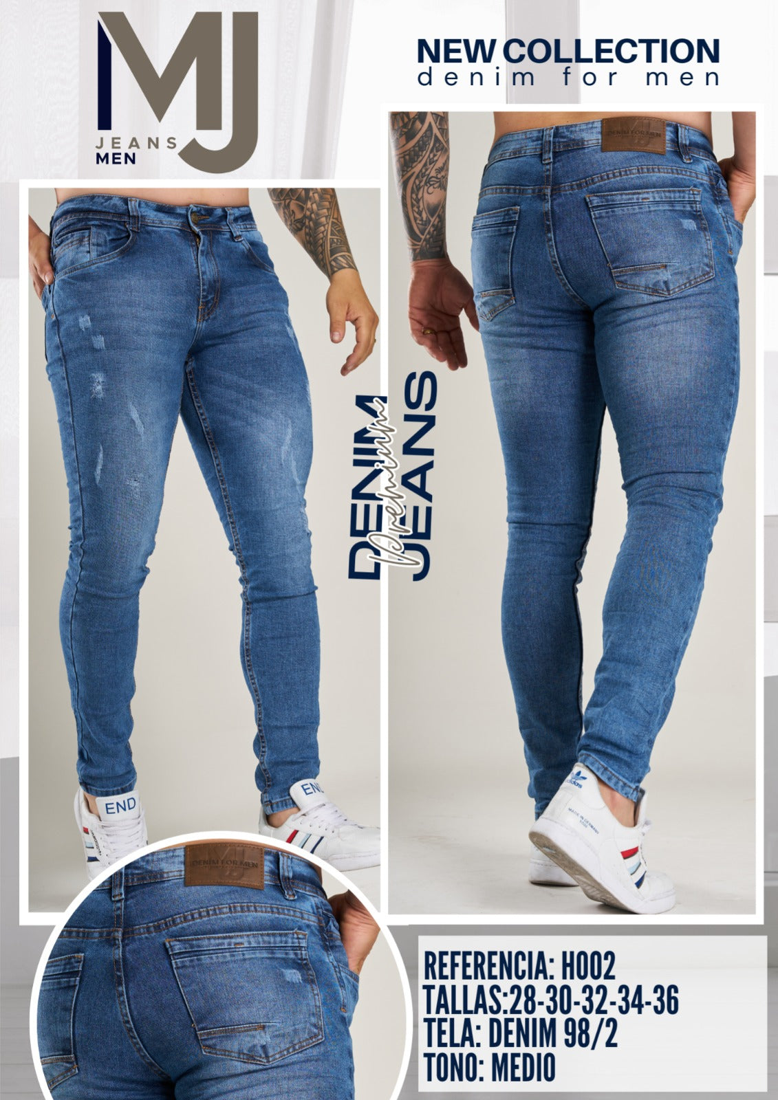 Coleccion Jeans MJ Hombre Timeless Fit Comodidad
