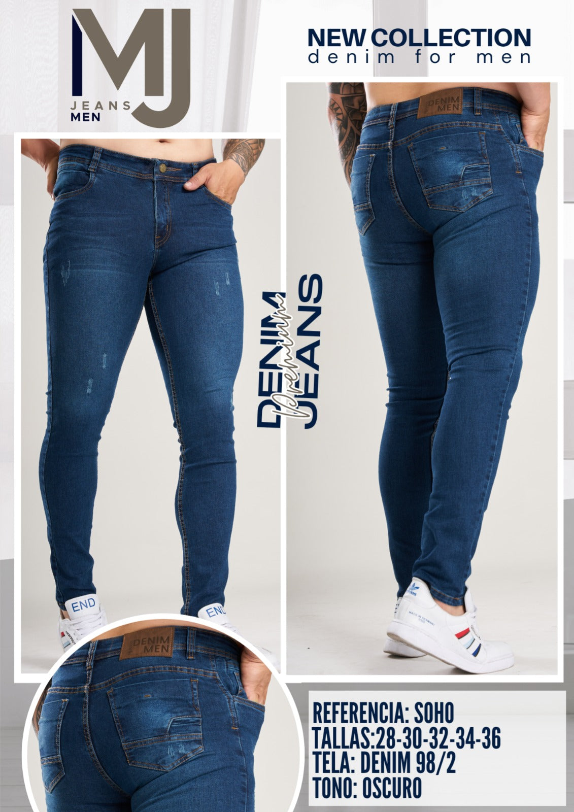 Coleccion Jeans MJ Hombre Timeless Fit Comodidad