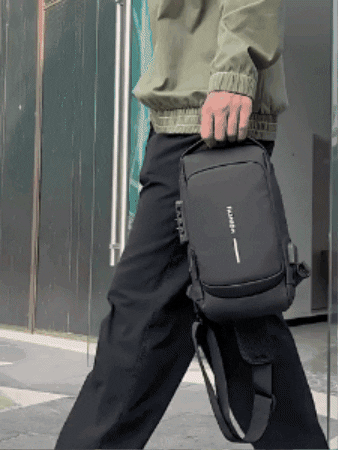 SecurePack Bolso impermeable antirrobo con puerto USB