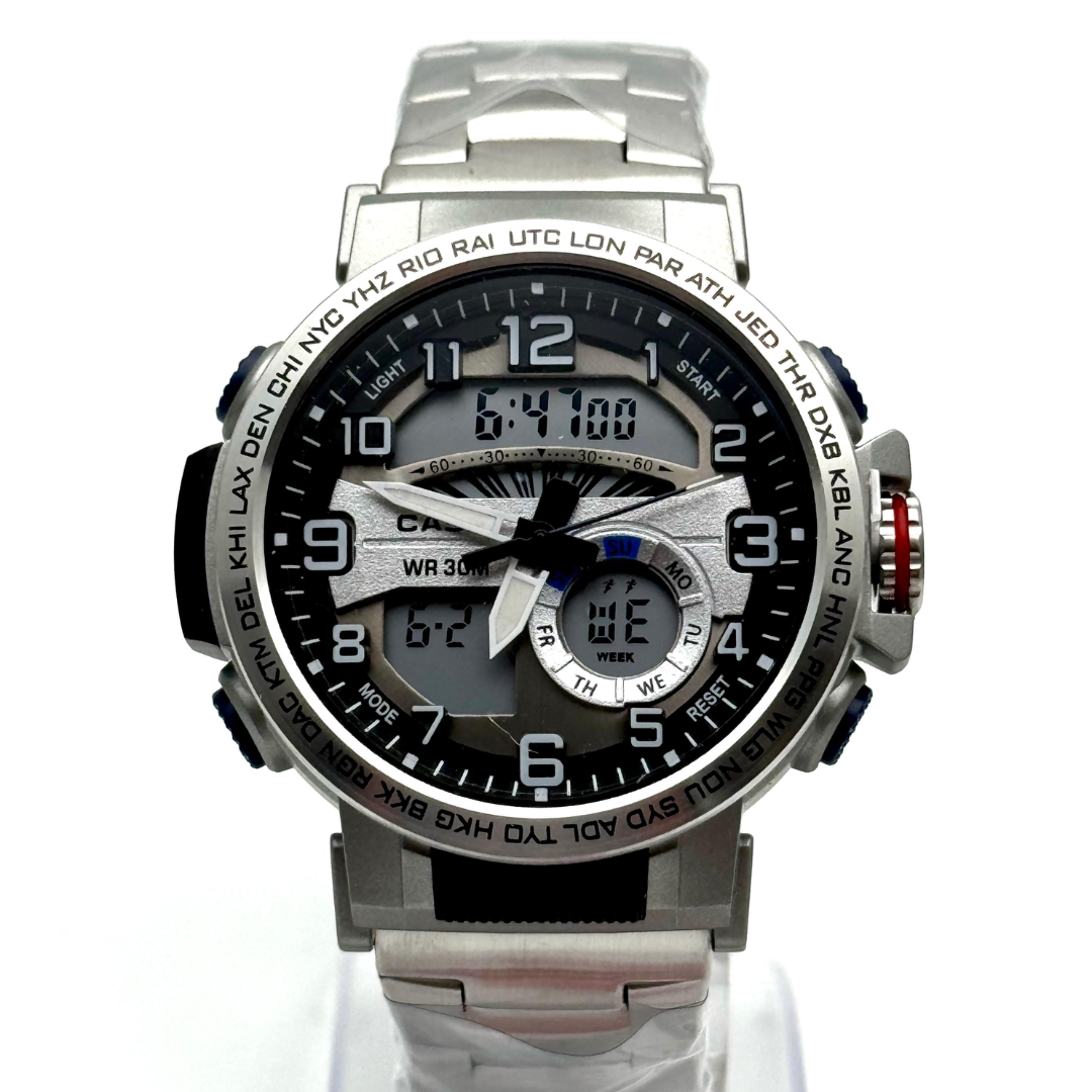 RELOJ CASIO DOBLE HORA R13