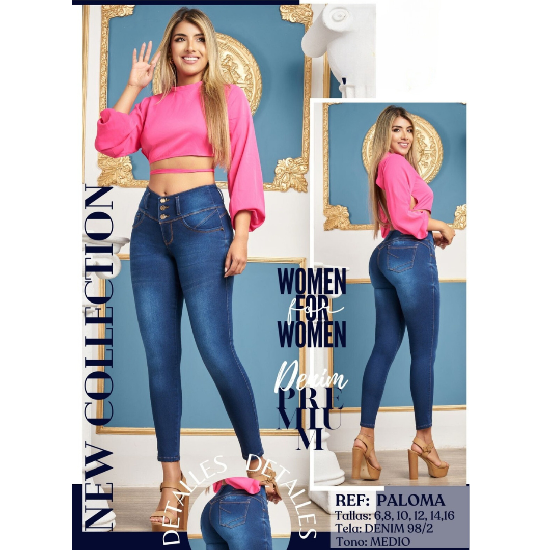 Coleccion Jeans MJ Mujer SlimFit Luxe
