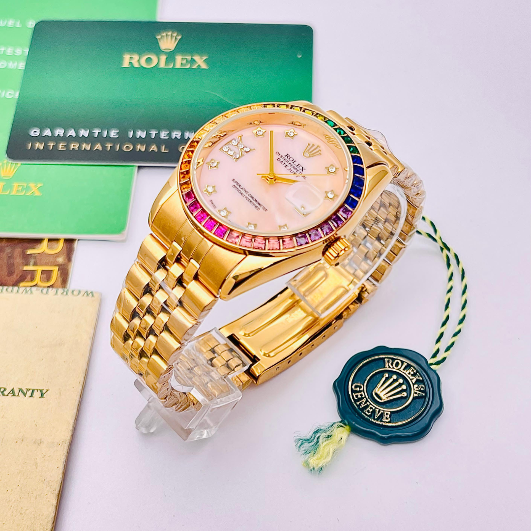 RELOJ ROLEX STONES COLORS