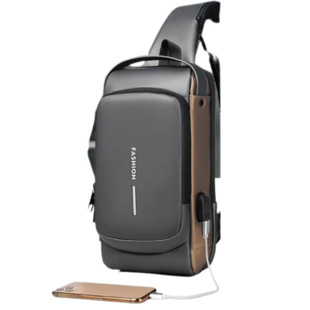SecurePack Bolso impermeable antirrobo con puerto USB