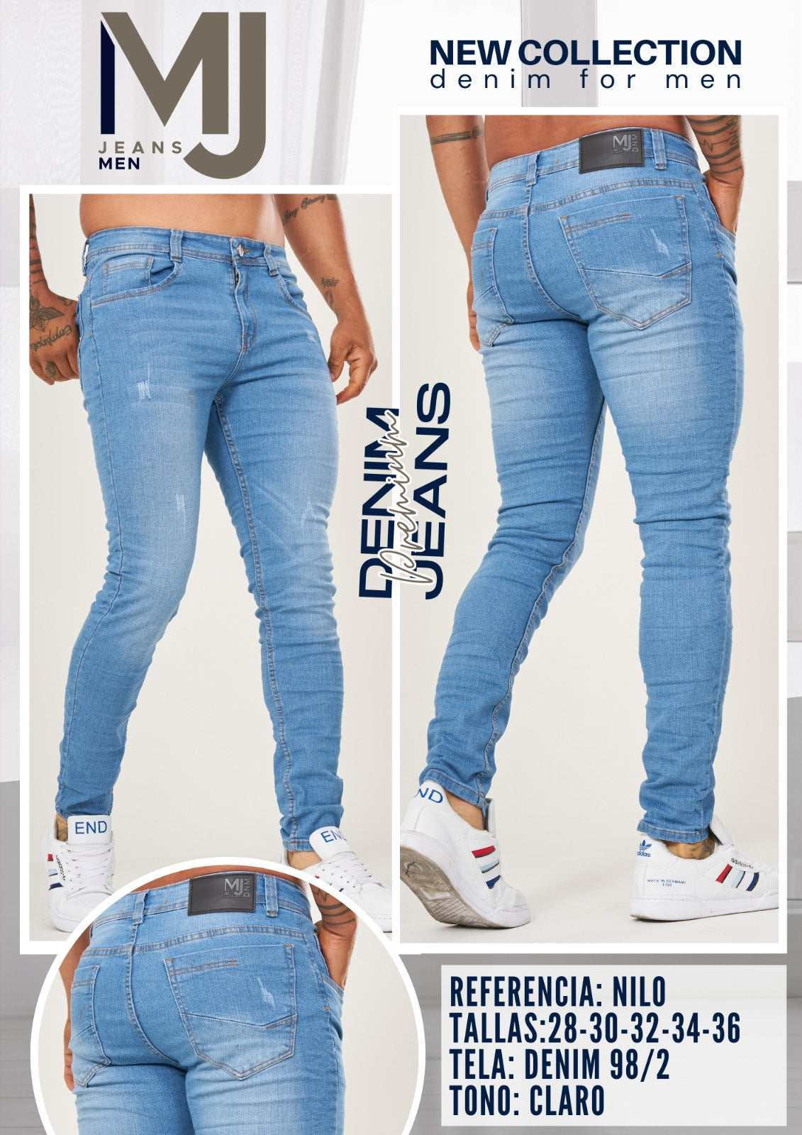 Coleccion Jeans MJ Hombre Timeless Fit Comodidad