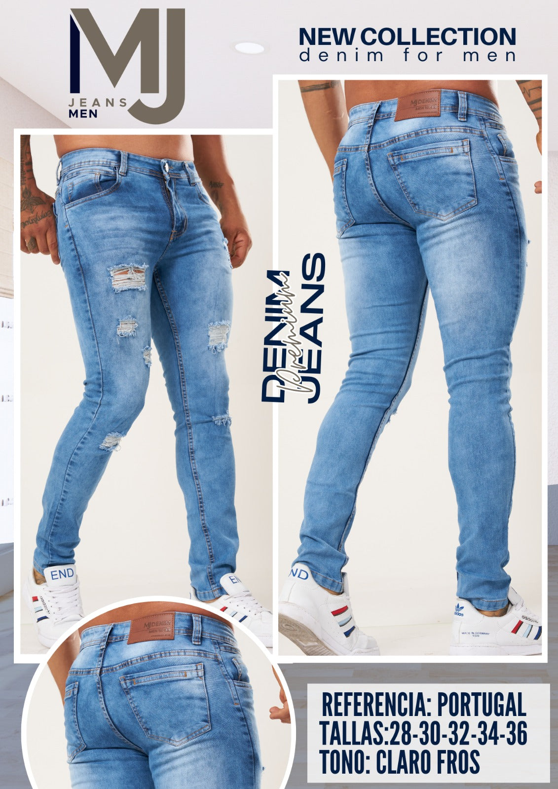 Coleccion Jeans MJ Hombre Timeless Fit Comodidad