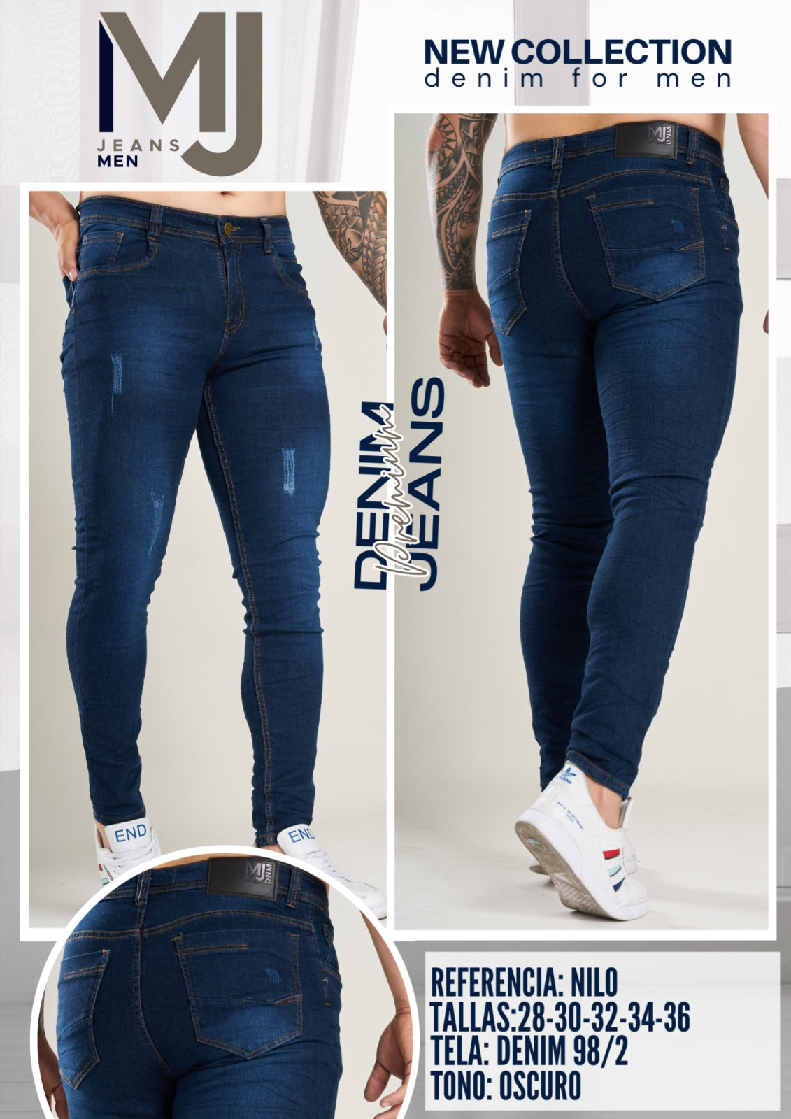 Coleccion Jeans MJ Hombre Timeless Fit Comodidad