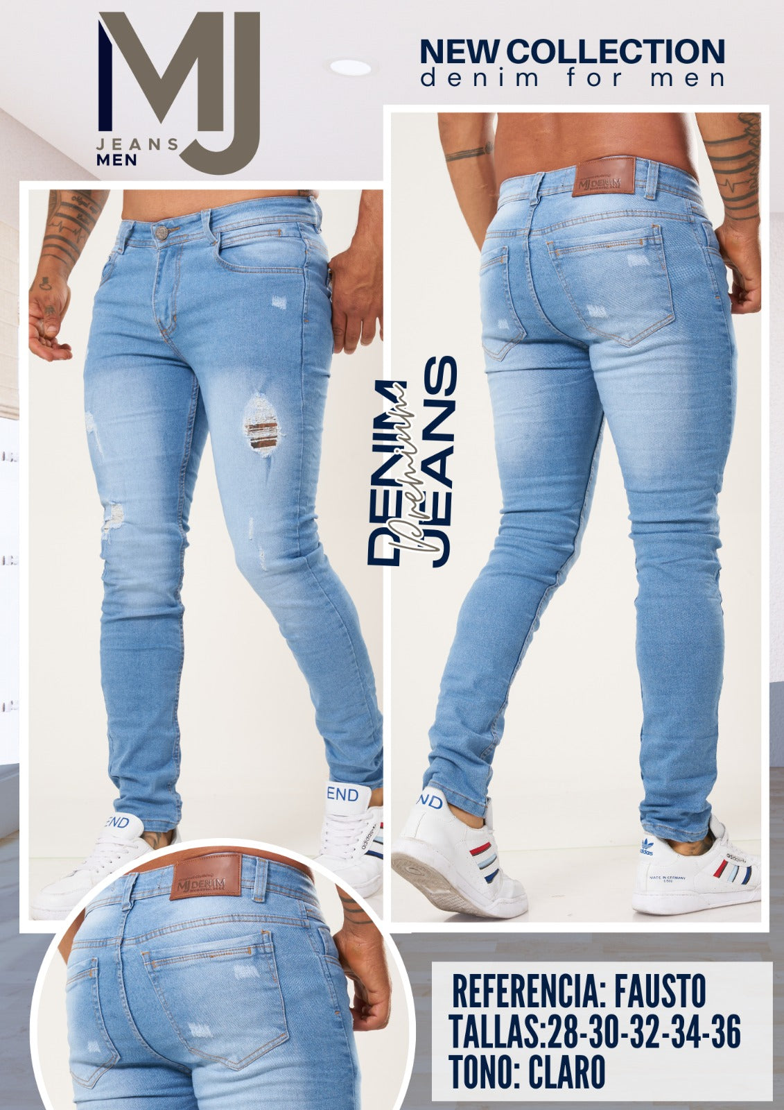 Coleccion Jeans MJ Hombre Timeless Fit Comodidad