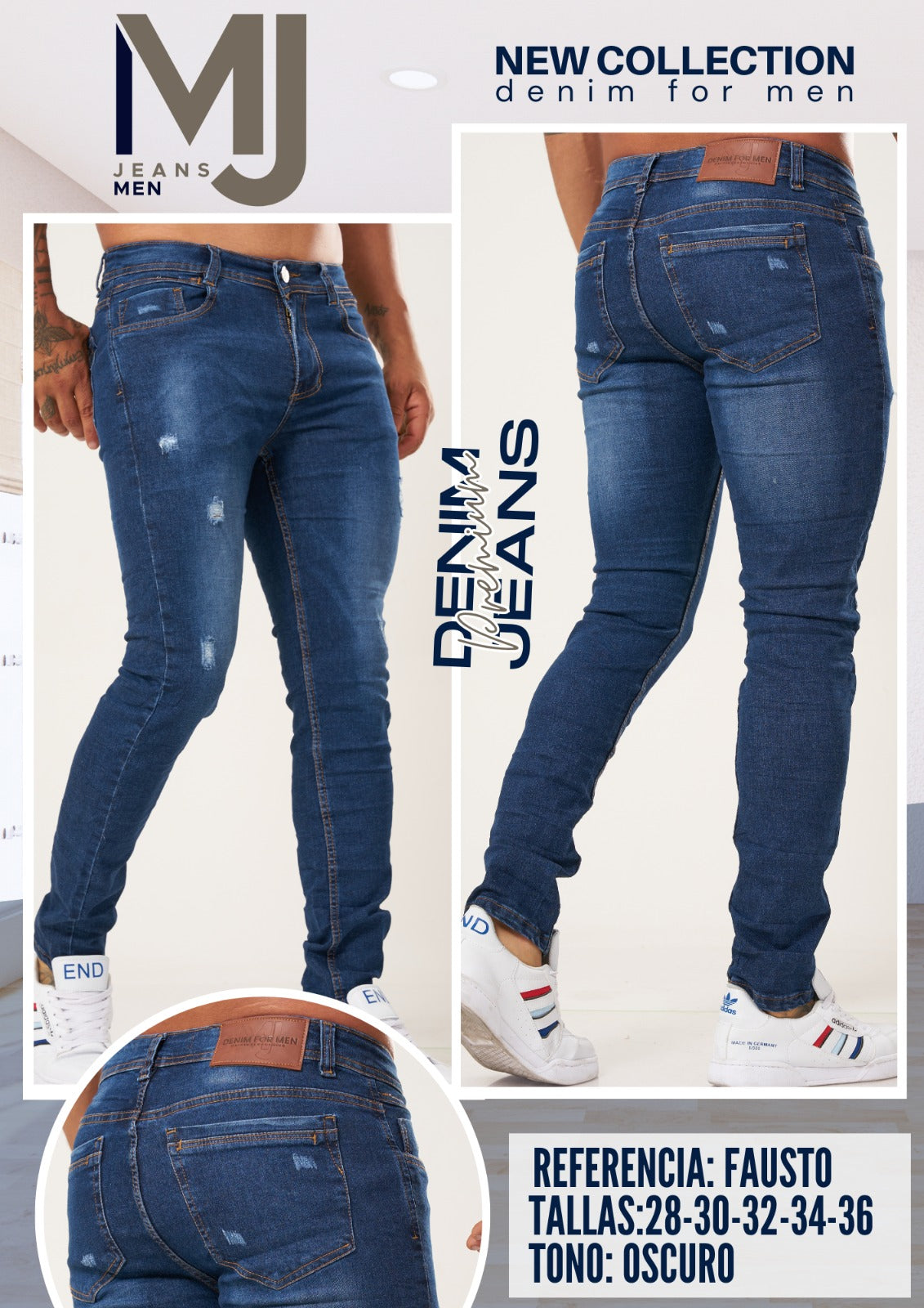 Coleccion Jeans MJ Hombre Timeless Fit Comodidad