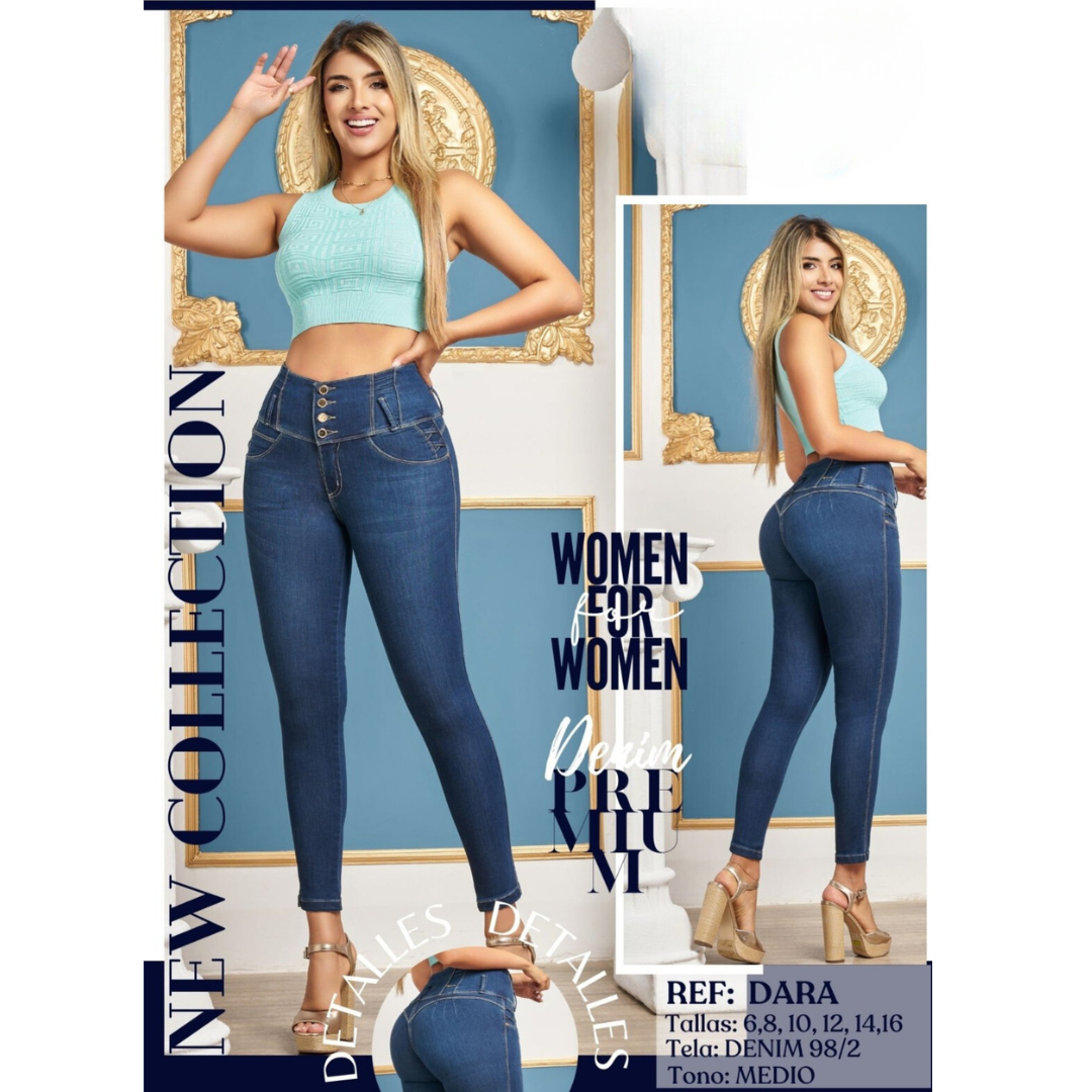 Coleccion Jeans MJ Mujer SlimFit Luxe