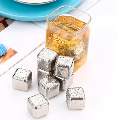 ChillSteel Cubos De Hielo De Acero Inoxidable