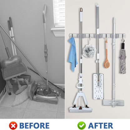 BroomKeeper Organizador para escobas y traperos