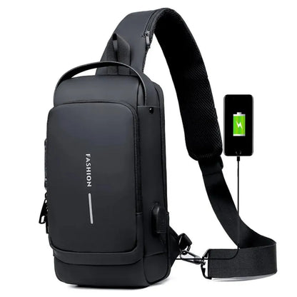 SecurePack Bolso impermeable antirrobo con puerto USB