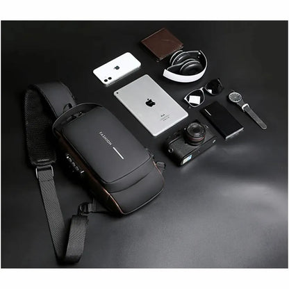 SecurePack Bolso impermeable antirrobo con puerto USB
